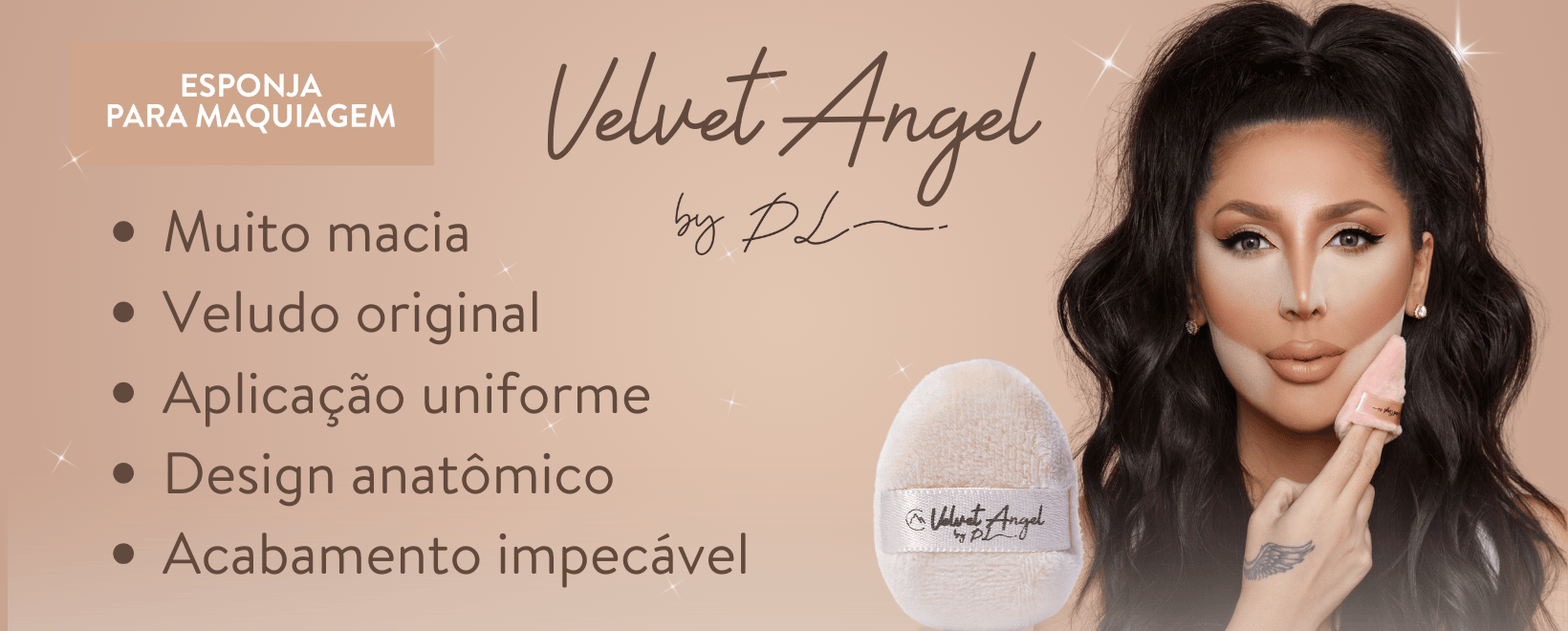 Esponja Velvet Angel by Pri Lessa Tamanho PP Catharine Hill
