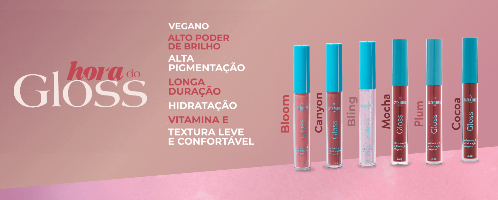 Gloss Colorido Alta Fixação